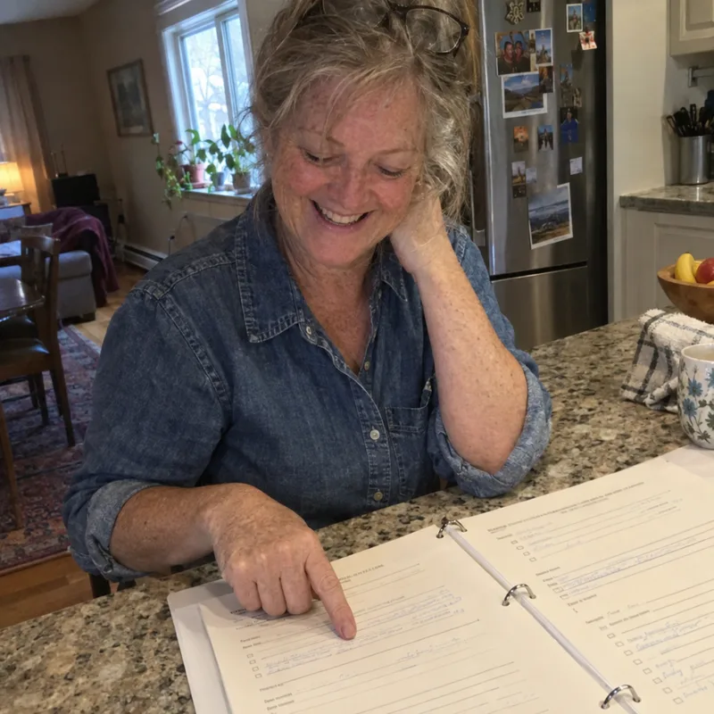 Sheila from Moncton, NB with their Estate Kit